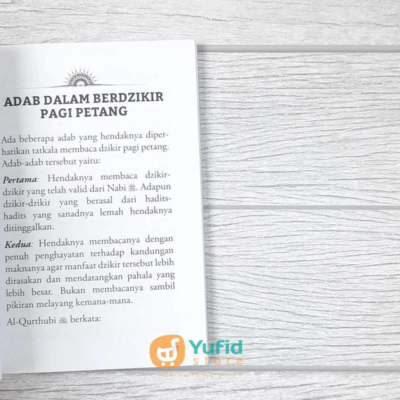 BUKU FIQIH DZIKIR PAGI DAN PETANG (AL-ISLAM MEDIA DAKWAH INDONESIA) - Image 5
