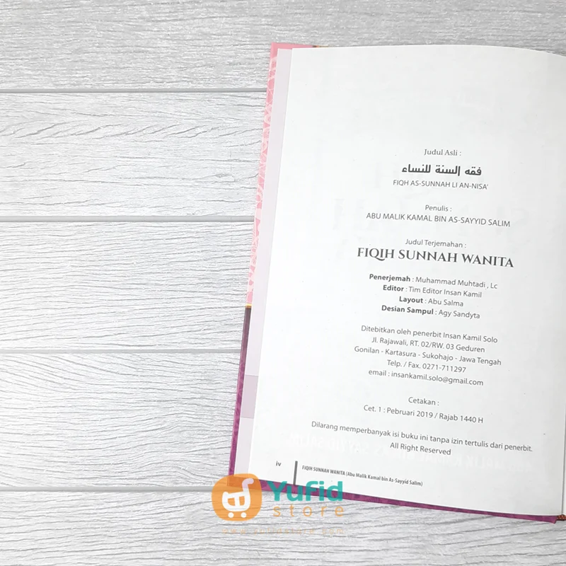 BUKU FIQIH SUNNAH WANITA (INSAN KAMIL) - Image 3