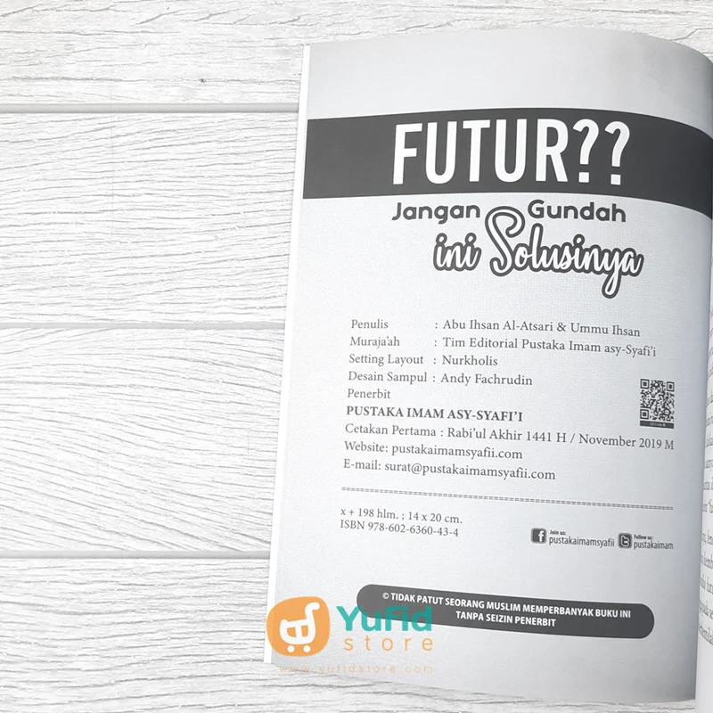 Buku Futur Jangan Gundah Ini Solusinya (Pustaka Imam Asy-Syafii) - Image 3