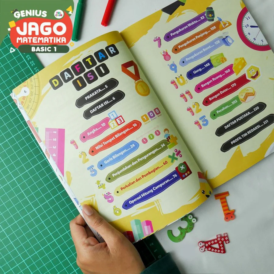 BUKU GENIUS JAGO MATEMATIKA BASIC 1 UNTUK SD KELAS 1-3 (VISI MANDIRI) - Image 11
