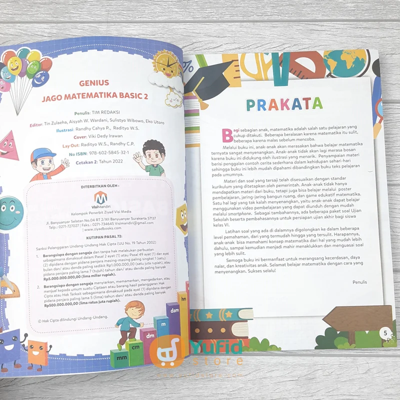 BUKU GENIUS JAGO MATEMATIKA BASIC 2 UNTUK SD KELAS 4-6 (VISI MANDIRI) - Image 3