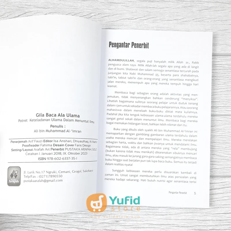 BUKU GILA BACA ALA ULAMA (PUSTAKA ARAFAH) - Image 3