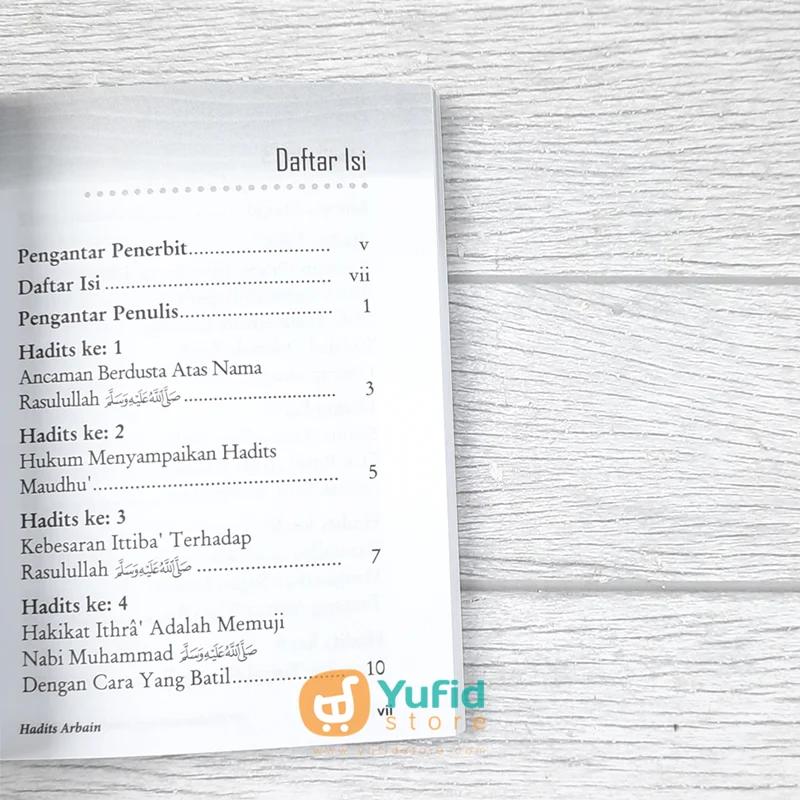 BUKU HADITS ARBAIN ABU UNAISAH (PUSTAKA IMAM ASY SYAFII) - Image 4