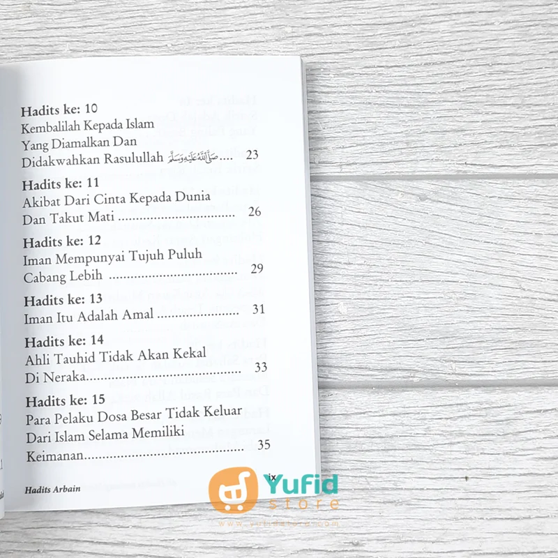 BUKU HADITS ARBAIN ABU UNAISAH (PUSTAKA IMAM ASY SYAFII) - Image 5