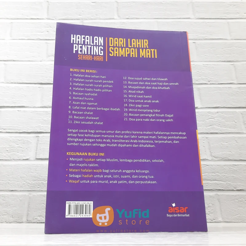 BUKU HAFALAN PENTING SEHARI-HARI DARI LAHIR SAMPAI MATI (AISAR) - Image 2