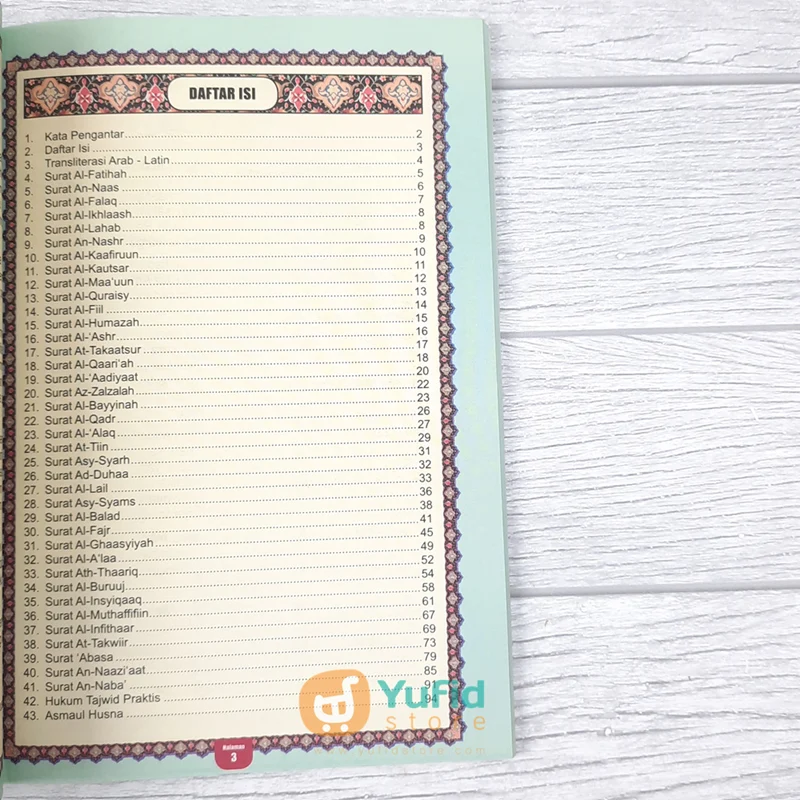 BUKU HAFAZAN 8 BLOK PERKATAAN LATIN JUZ ‘AMMA (ALQOSBAH) - Image 2