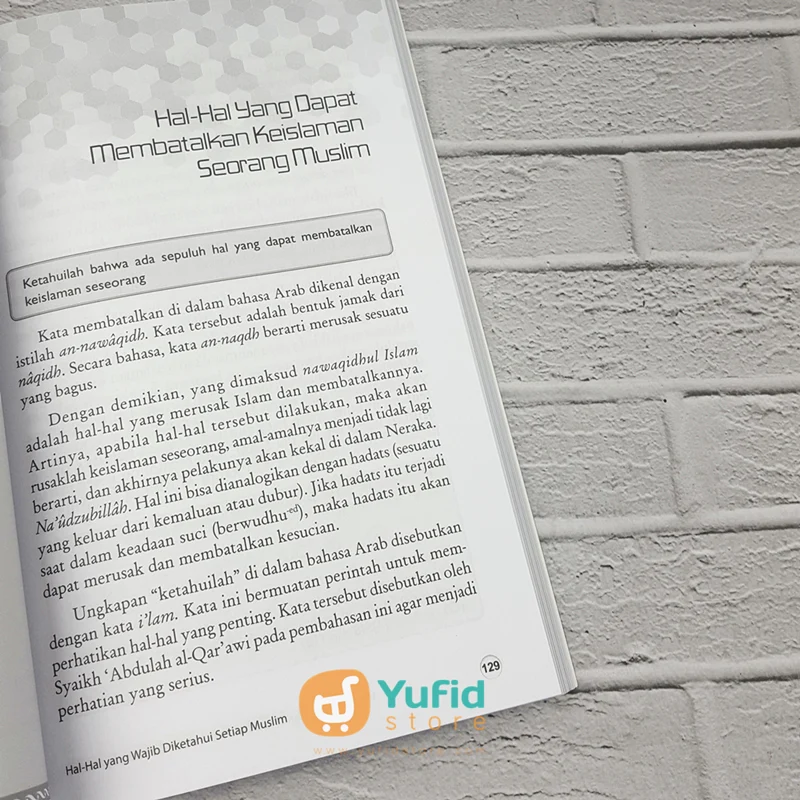 Buku Hal-Hal Yang Wajib Diketahui Setiap Muslim (Pustaka Imam Asy-Syafi’i) - Image 8