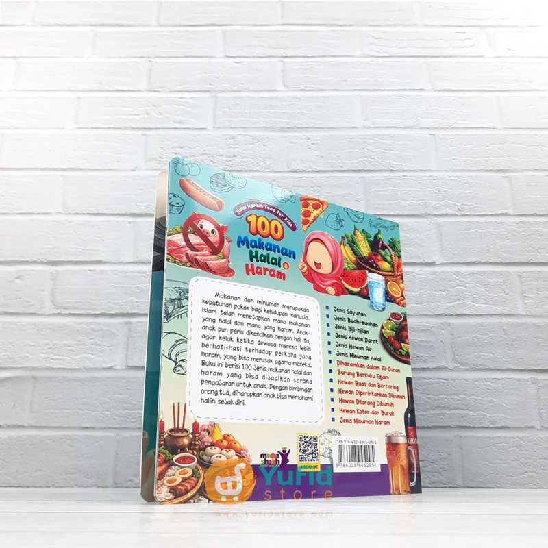 BUKU HALAL HARAM FOOD FOR KIDS - 100 MAKANAN HALAL & HARAM (MEDIA SHOLIH) - Image 2