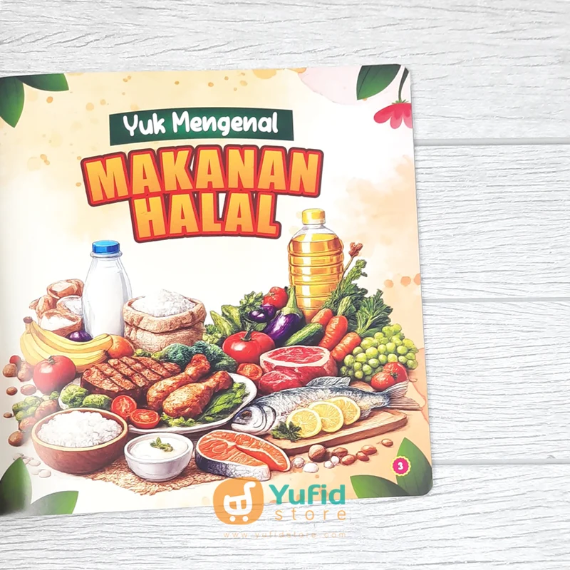 BUKU HALAL HARAM FOOD FOR KIDS - 100 MAKANAN HALAL & HARAM (MEDIA SHOLIH) - Image 4