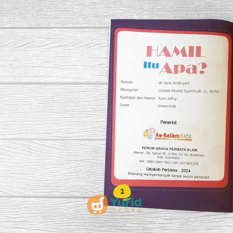 BUKU HAMIL ITU APA? (AS SALAM KIDS) - Image 4