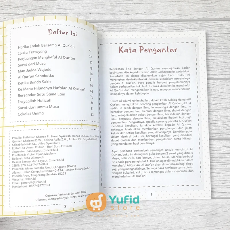 BUKU HARIKU INDAH BERSAMA AL-QURAN (AHLAN) - Image 3
