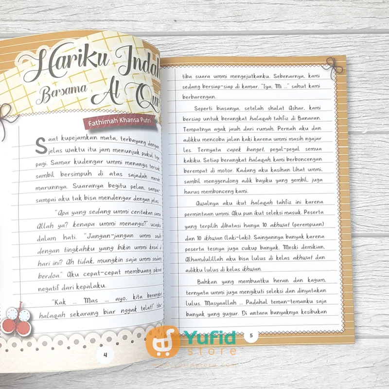 BUKU HARIKU INDAH BERSAMA AL-QURAN (AHLAN) - Image 4