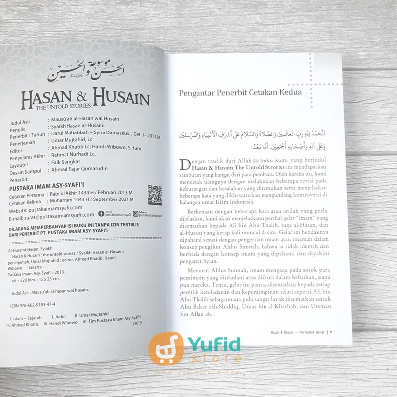BUKU HASAN DAN HUSAIN THE UNTOLD STORIES (PUSTAKA IMAM ASY SYAFII) - Image 3