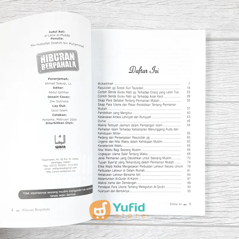 BUKU HIBURAN BERPAHALA (WAFA) - Image 3