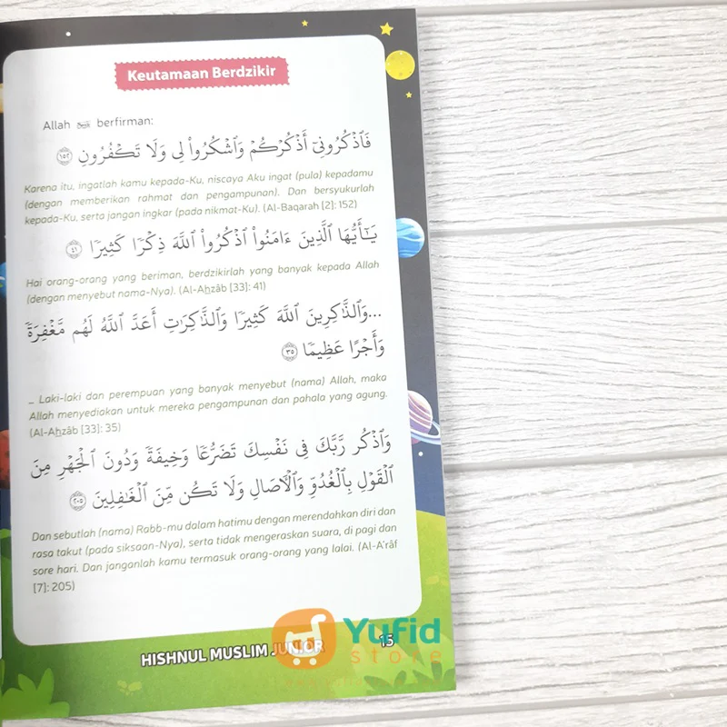 Buku Hisnul Muslim Junior (Pustaka Arafah) - Image 6