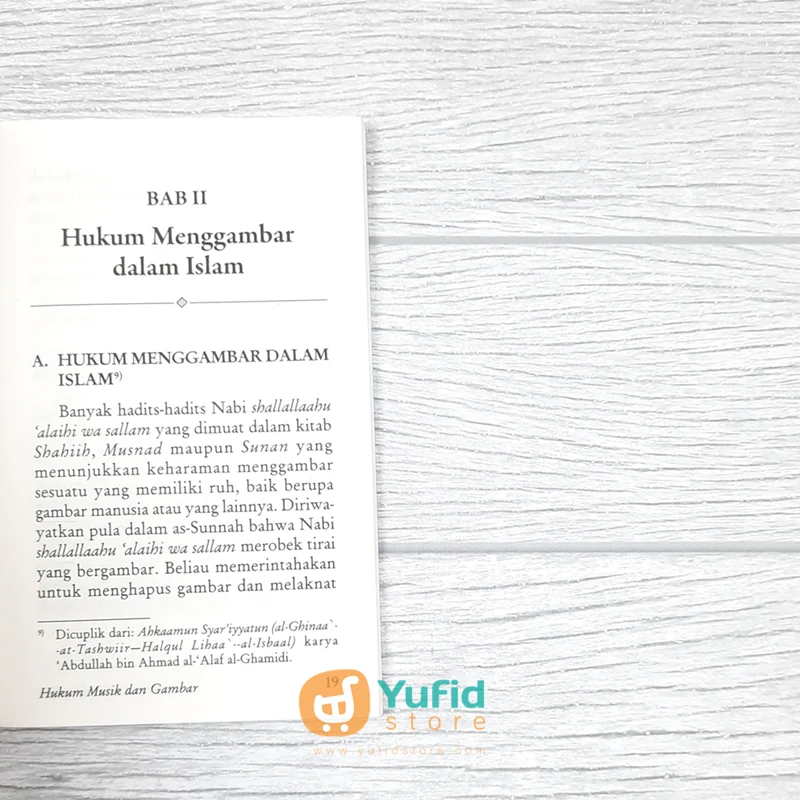BUKU SAKU HUKUM MUSIK DAN GAMBAR BERDASARKAN AL QURAN DAN AS SUNNAH (PUSTAKA IBNU UMAR) - Image 7