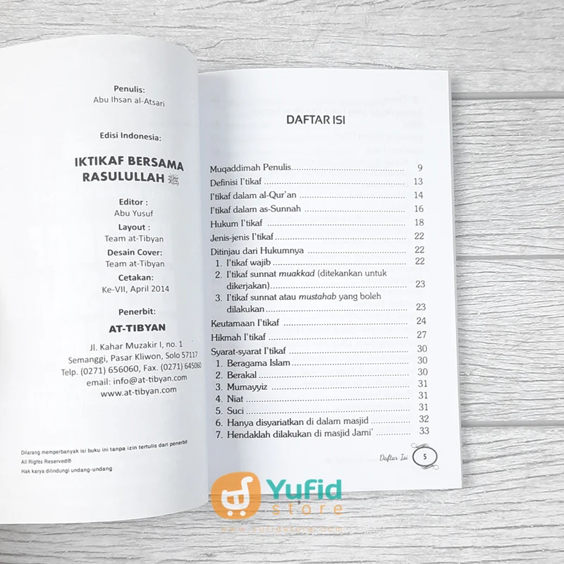 BUKU IKTIKAF BERSAMA RASUL (AT-TIBYAN) - Image 3