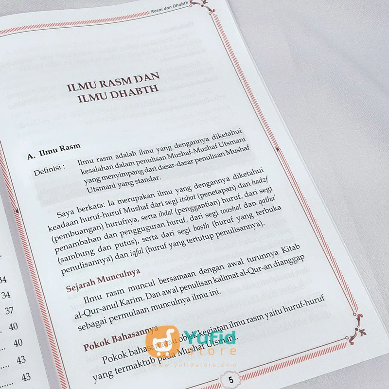 Buku Ilmu Rasm dan Dhabth - Image 4