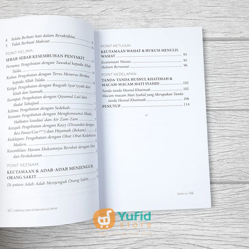 BUKU INDAHNYA SAKIT DAN NIKMATNYA SEHAT (AL QOWAM) - Image 4