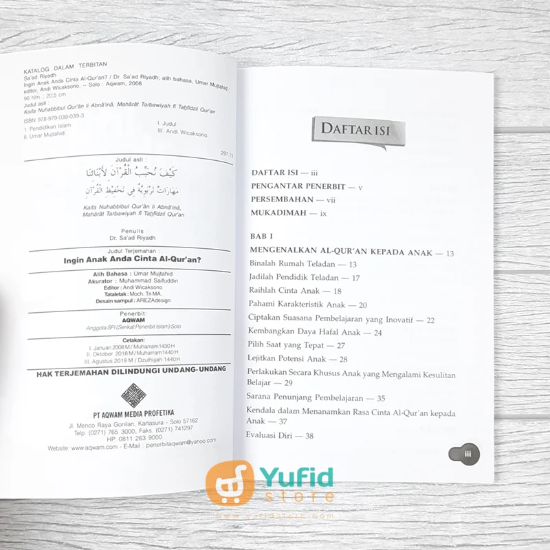BUKU INGIN ANAK ANDA CINTA AL QURAN (AQWAM) - Image 3