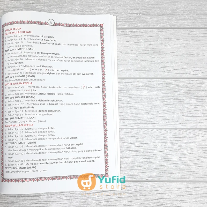 BUKU IQRA RASMUL UTSMANI - CARA CEPAT MEMBACA AL-QURAN (AT-TARTIL) - Image 4