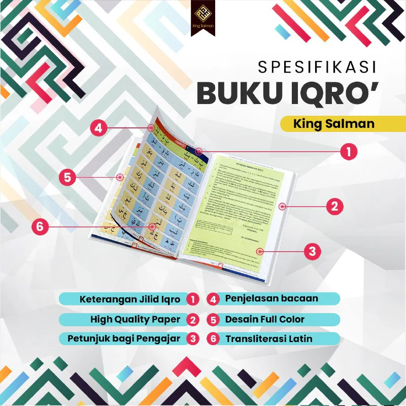 Buku Iqro Custom Nama (King Salman) - Image 3