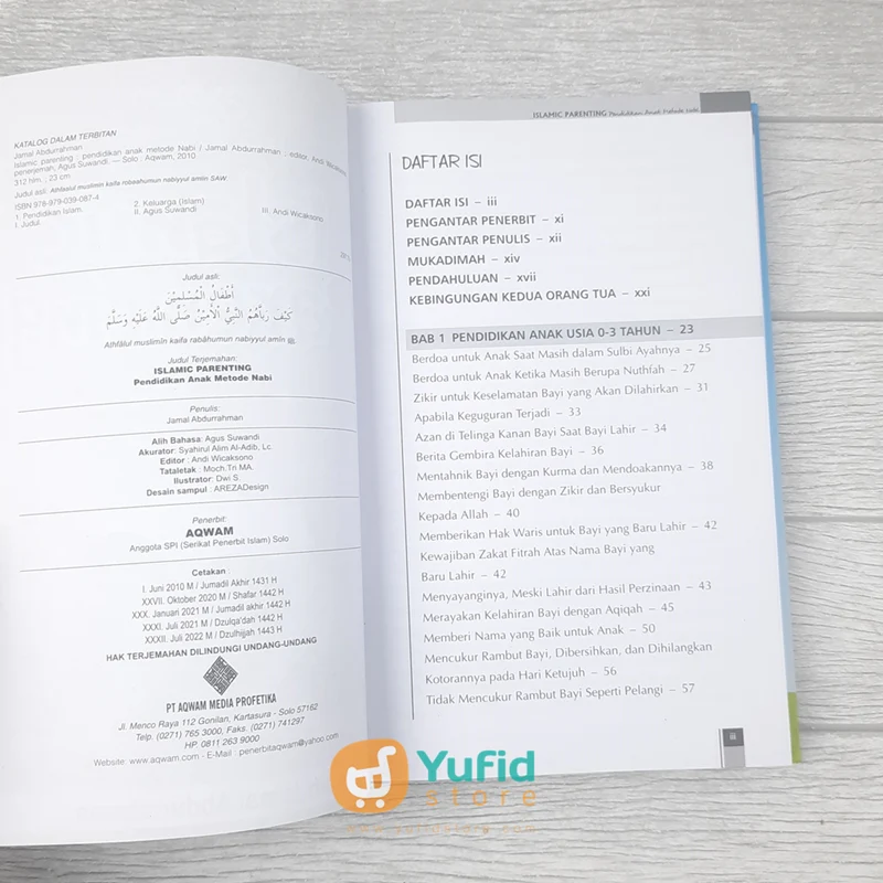 BUKU ISLAMIC PARENTING PENDIDIKAN ANAK METODE NABI (AQWAM) - Image 3