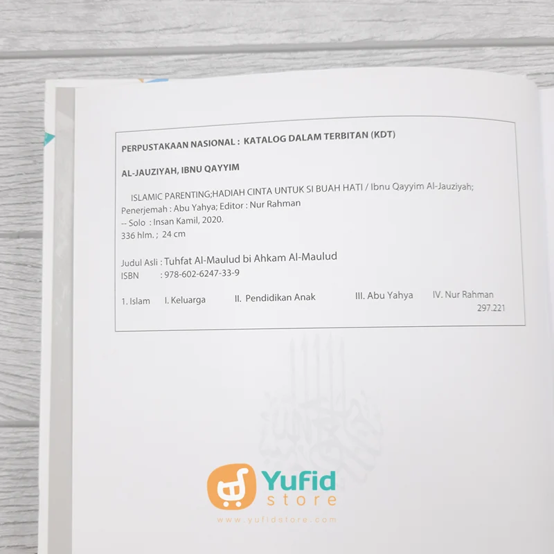 Buku Islamic Parenting Hadiah Cinta Untuk Si Buah Hati (Insan Kamil) - Image 3