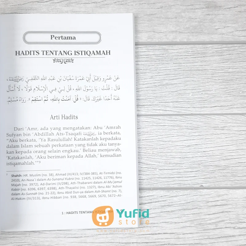 BUKU ISTIQAMAH KONSEKUEN DAN KONSISTEN MENETAPI JALAN KETAATAN (PUSTAKA AT TAQWA) - Image 6