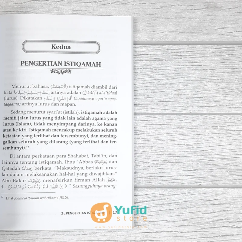 BUKU ISTIQAMAH KONSEKUEN DAN KONSISTEN MENETAPI JALAN KETAATAN (PUSTAKA AT TAQWA) - Image 7