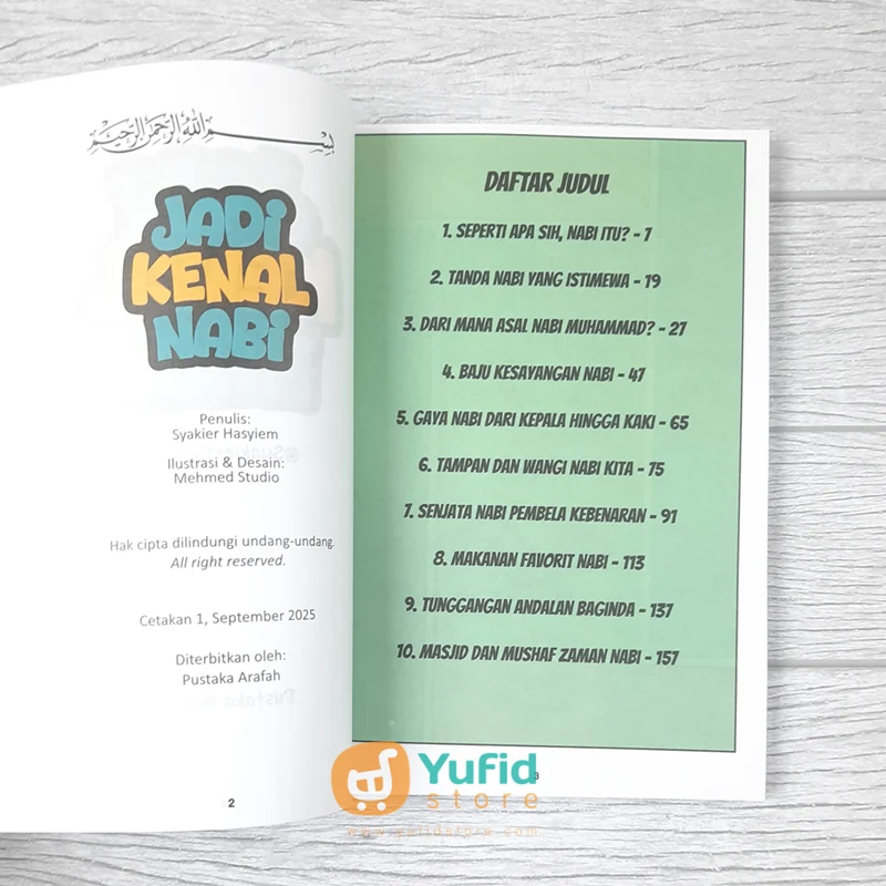BUKU KOMIK JADI KENAL NABI (ARAFAH KIDS) - Image 3