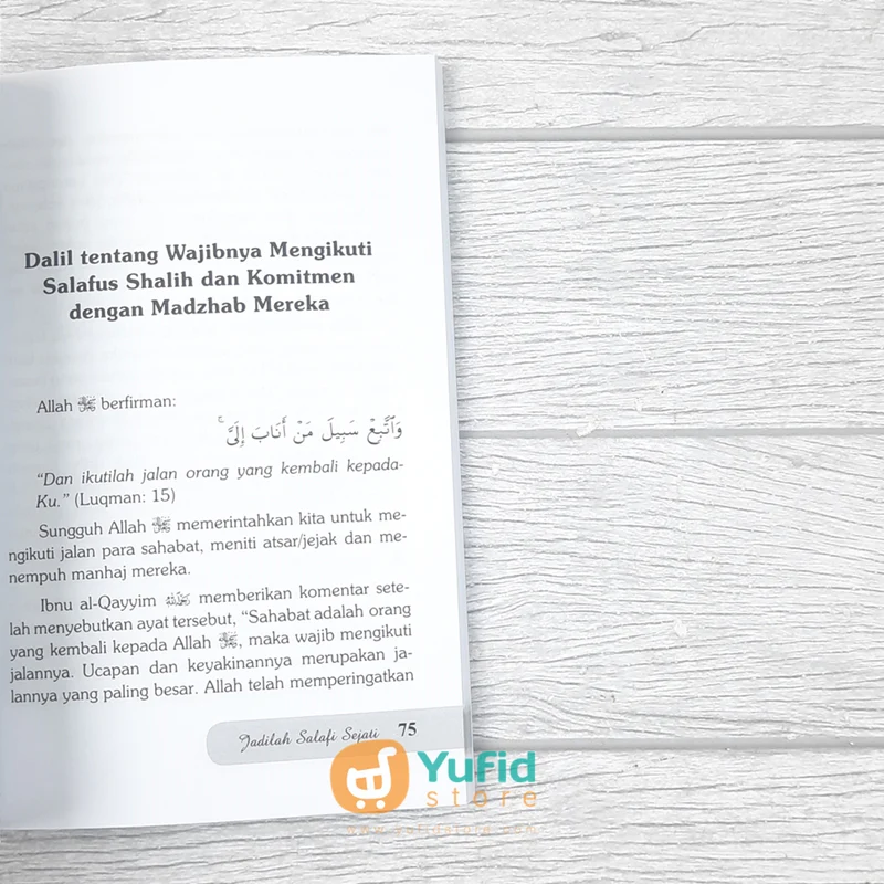 BUKU JADILAH SALAFI SEJATI (PUSTAKA AT-TAZKIA) - Image 8