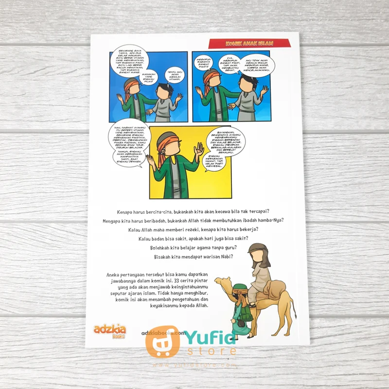 BUKU KOMIK ANAK ISLAM JANGAN TAKUT BERCITA-CITA (ADZKIA BOOKS) - Image 2