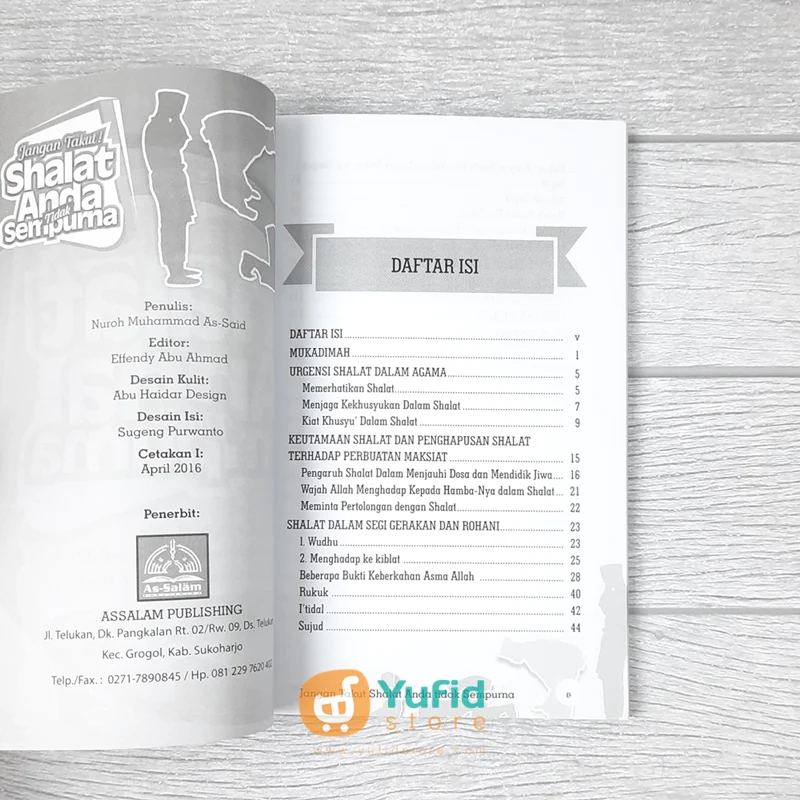 BUKU JANGAN TAKUT SHALAT ANDA TIDAK SEMPURNA (AS-SALAM PUBLISHING) - Image 3