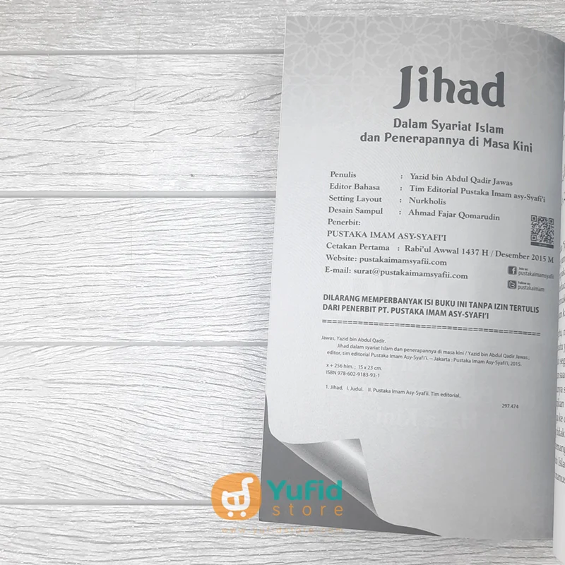 Buku Jihad Dalam Syariat Islam Dan Penerapannya Di Masa Kini (Pustaka Imam Asy-Syafi'i) - Image 3
