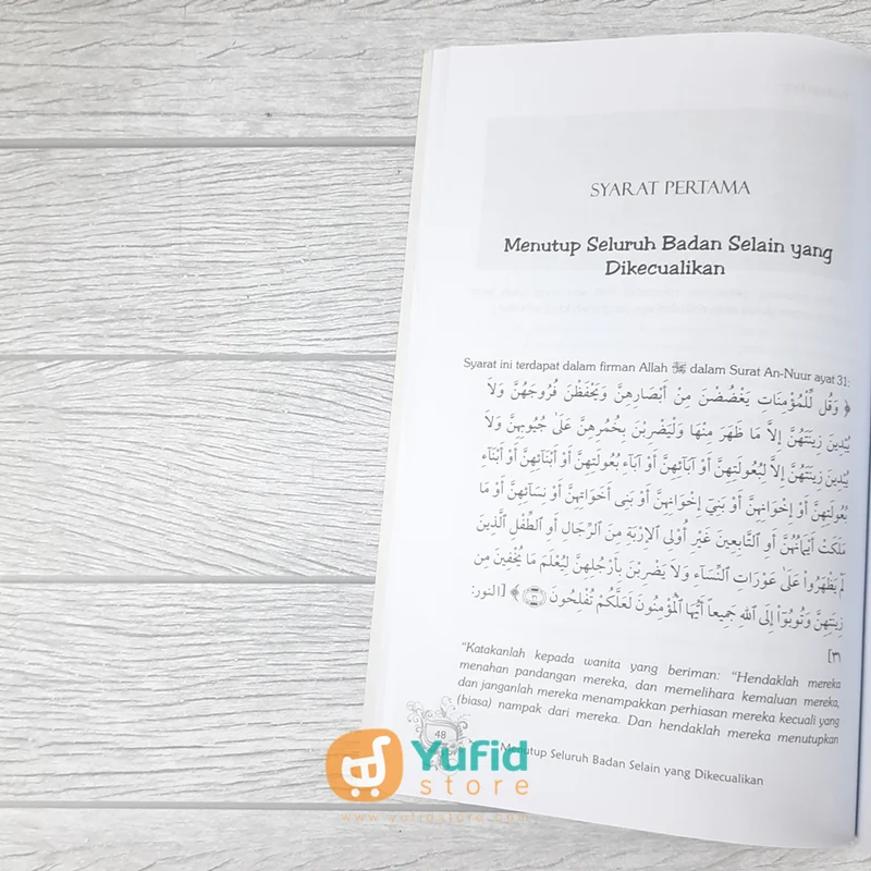 Buku Jilbab Wanita Muslimah Menurut Qur'an Dan Sunnah (At-Tibyan) - Image 5