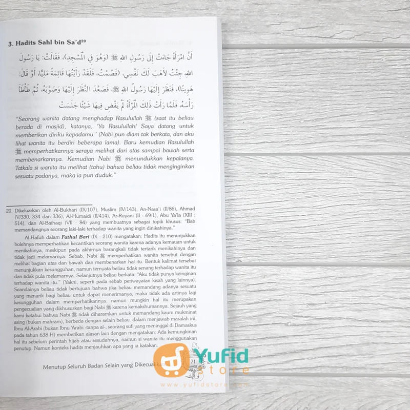 Buku Jilbab Wanita Muslimah Menurut Qur'an Dan Sunnah (At-Tibyan) - Image 7