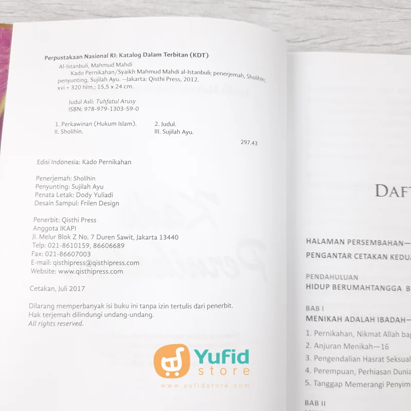 BUKU KADO PERNIKAHAN (QISTHI PRESS) - Image 3