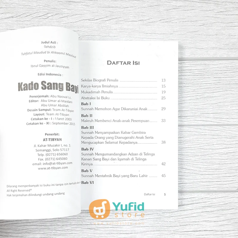 BUKU KADO SANG BAYI - IBNUL QAYYIM JAUZIYYAH (AT-TIBYAN) - Image 3