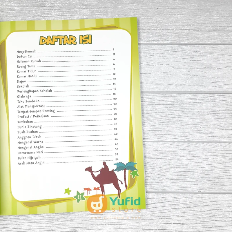 BUKU KAMUS BAHASA ARAB UNTUK ANAK (ATSAR MEDIA) - Image 3