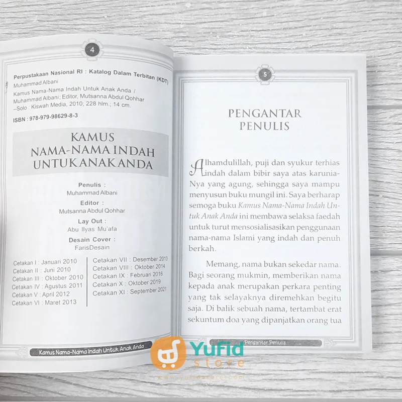 BUKU KAMUS NAMA-NAMA INDAH UNTUK ANAK ANDA (KISWAH MEDIA) - Image 3
