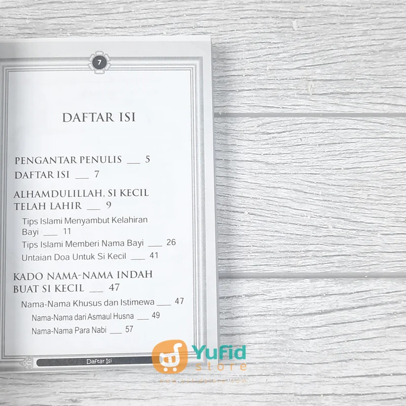 BUKU KAMUS NAMA-NAMA INDAH UNTUK ANAK ANDA (KISWAH MEDIA) - Image 4