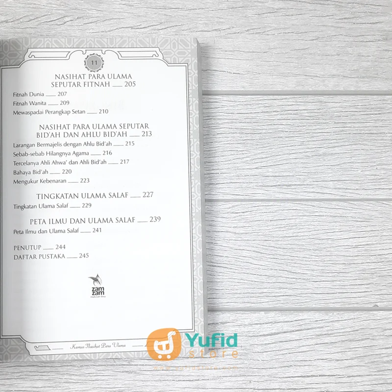 BUKU KAMUS NASIHAT PARA ULAMA (ZAM-ZAM) - Image 6
