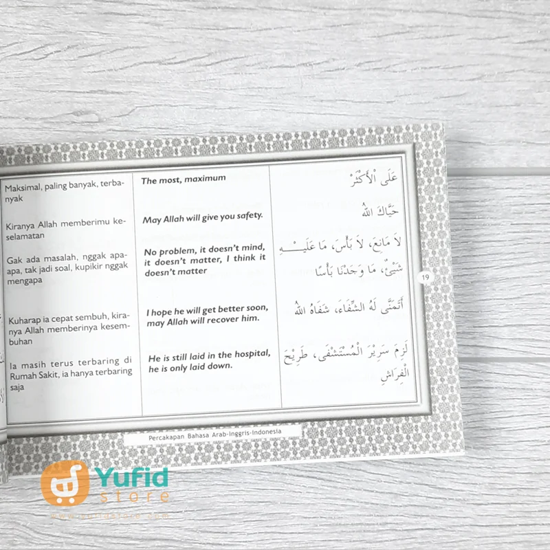 BUKU KAMUS PERCAKAPAN BAHASA ARAB-INDONESIA-INGGRIS (AS-SALAM PUBLISHING) - Image 6