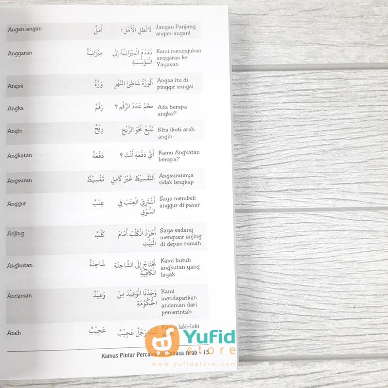 BUKU KAMUS PINTAR PERCAKAPAN BAHASA ARAB (AS-SALAM) - Image 6