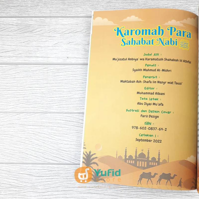 BUKU KAROMAH PARA SAHABAT NABI (MEDIA SHOLIH) - Image 3