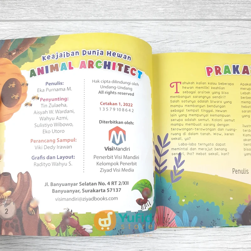 BUKU KEAJAIBAN DUNIA HEWAN ANIMAL ARCHITECT (VISI MANDIRI) - Image 3