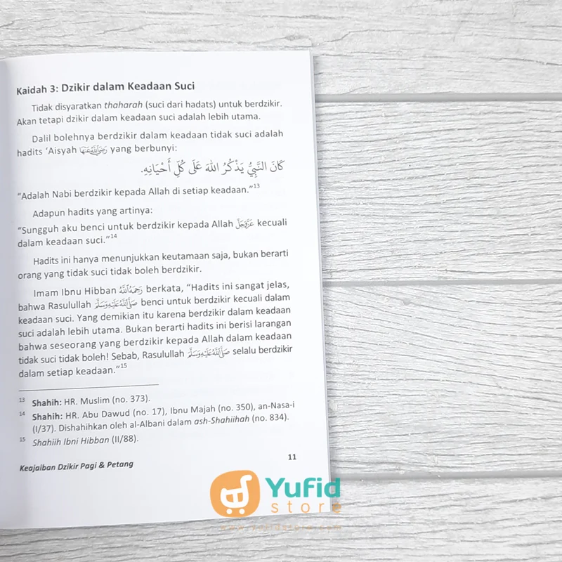 BUKU KEAJAIBAN DZIKIR PAGI PETANG DAN PENJELASANNYA (MEDIA TARBIYAH) - Image 7