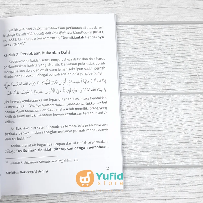 BUKU KEAJAIBAN DZIKIR PAGI PETANG DAN PENJELASANNYA (MEDIA TARBIYAH) - Image 8