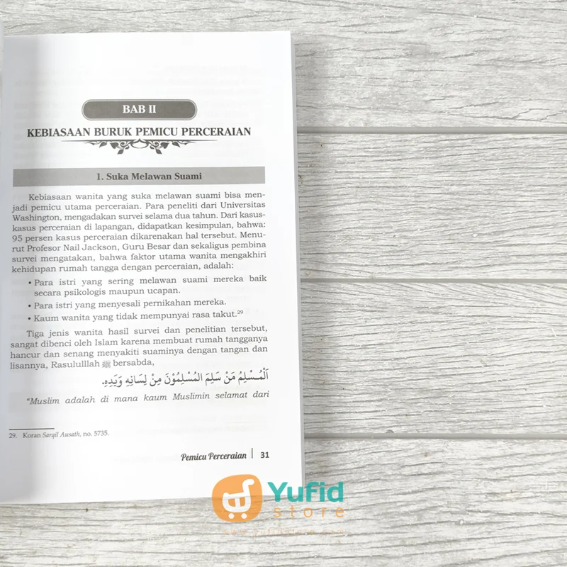 BUKU KEBIASAAN BURUK PEMICU PERCERAIAN (PUSTAKA IMAM BONJOL) - Image 8